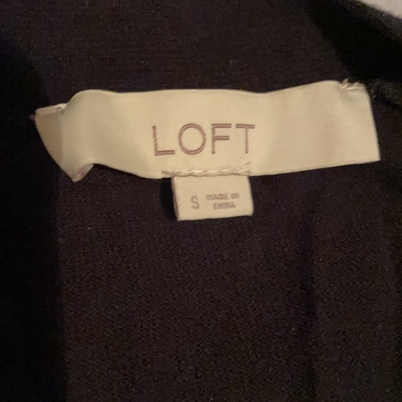 Black Loft V Neck Button Up Sweater / Cardigan - Picture 6 of 9